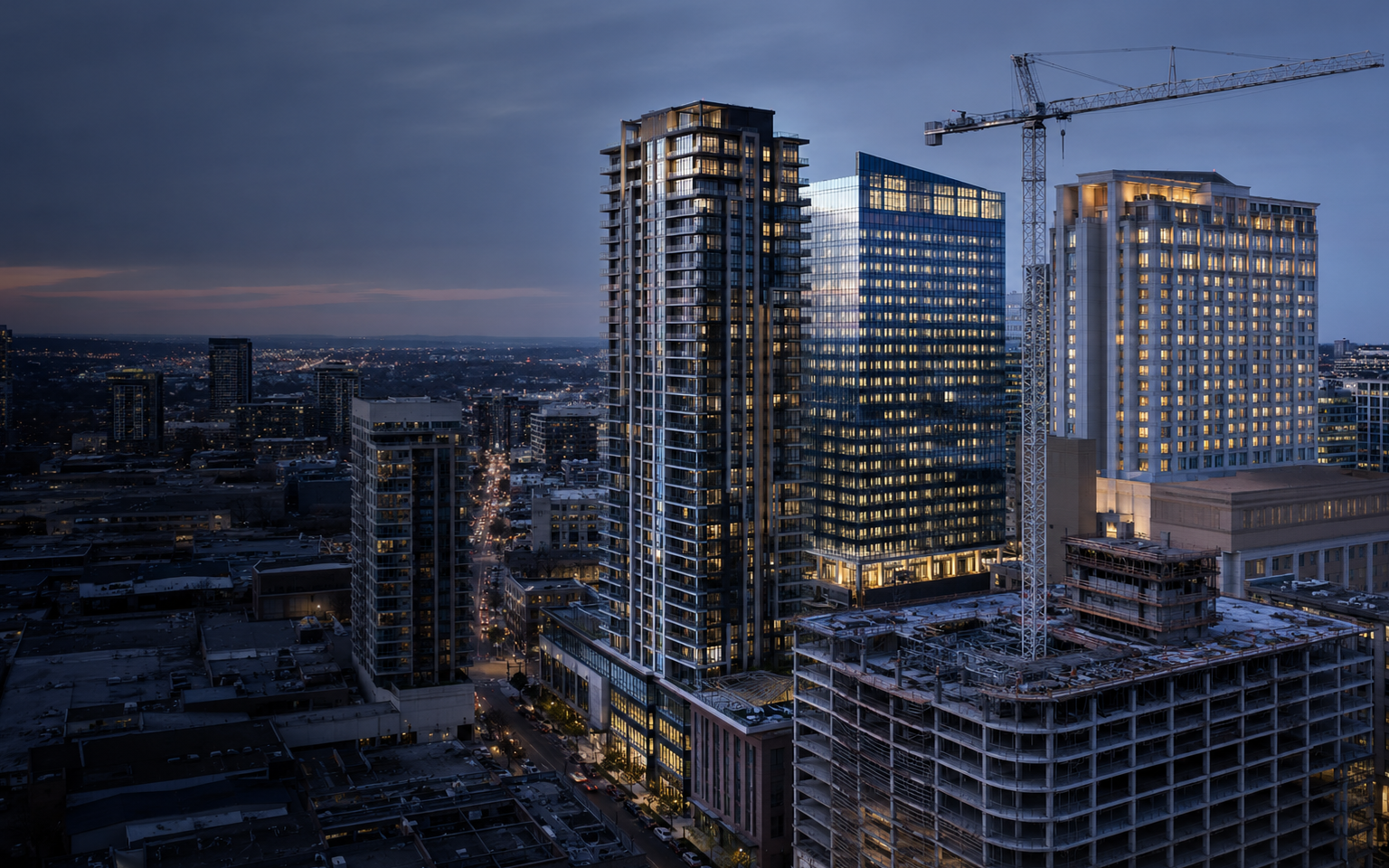 Commercial building and mechanical context